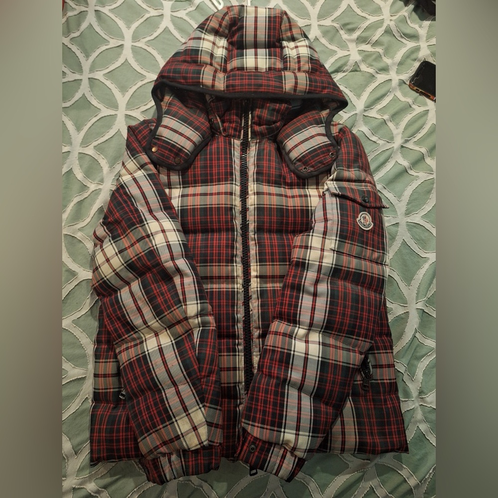 Moncler Men’s Plaid Jacket